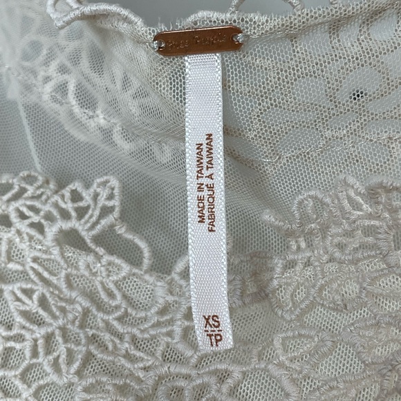 Free People Sheer Lace Mini Dress - Picture 5 of 6